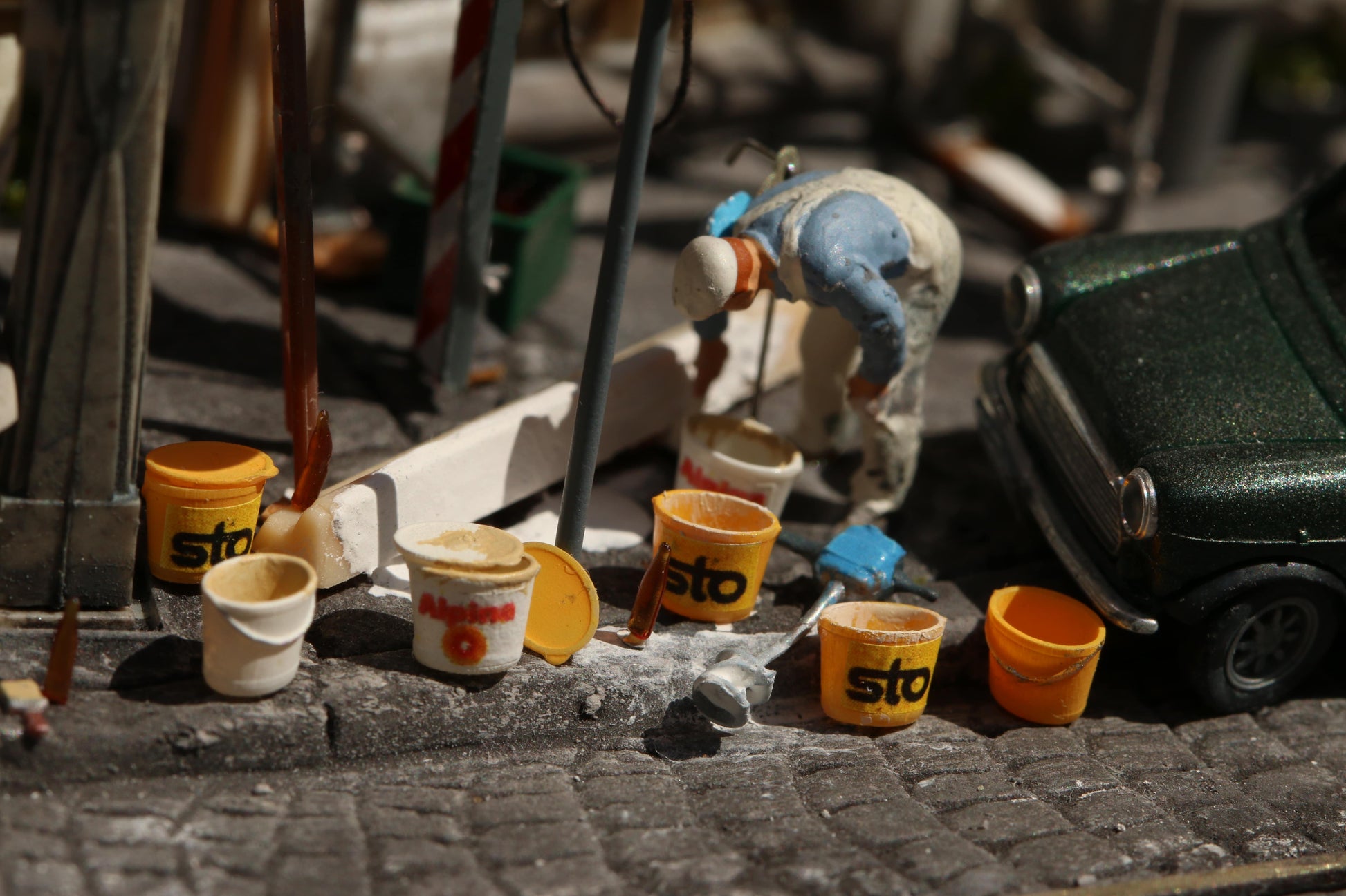 Gestaltungsvorschlag für Dorr Modellbau Farbeimer mit Maler