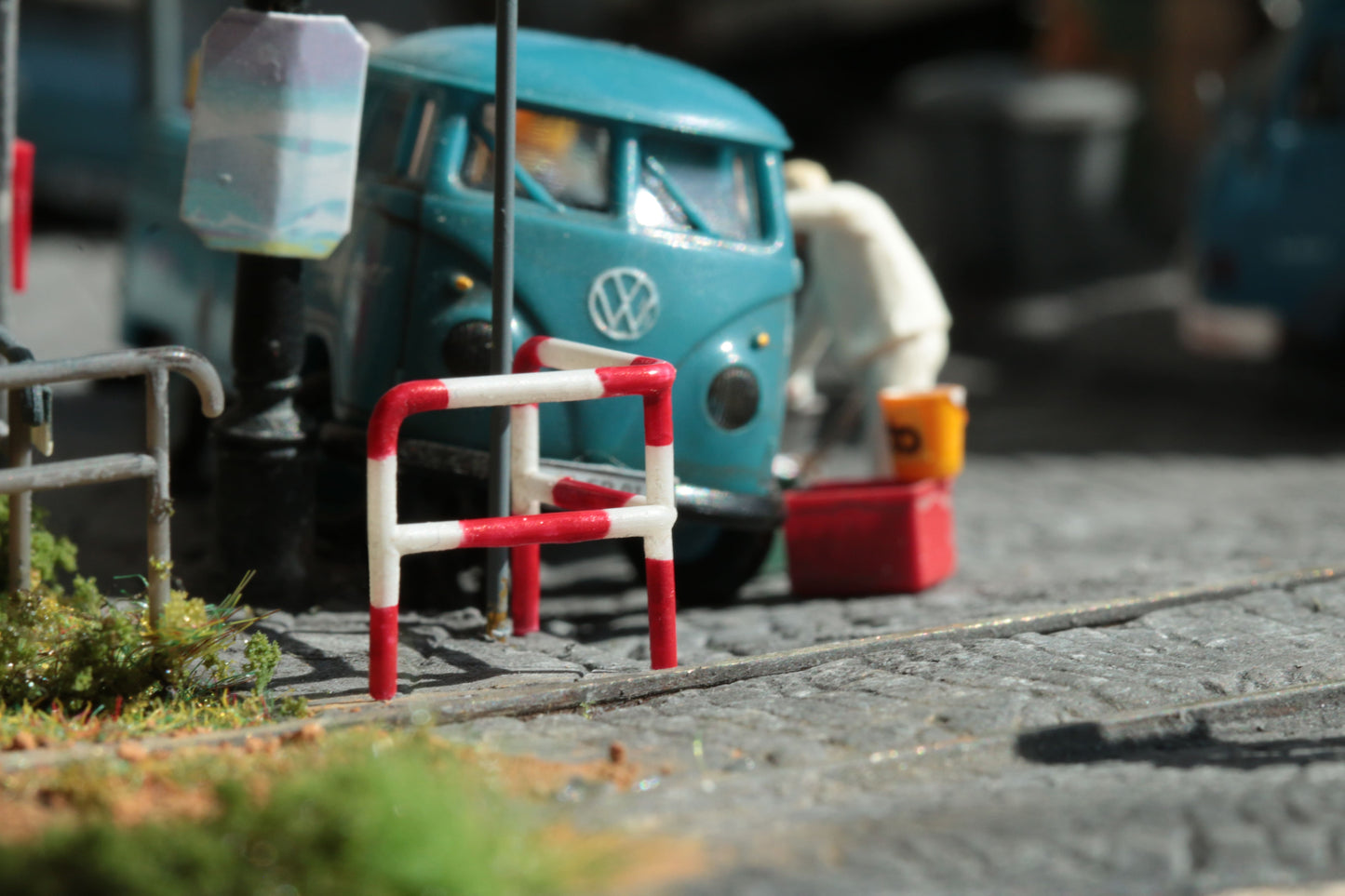 Fussgänger-Sperren H0 (1:87)