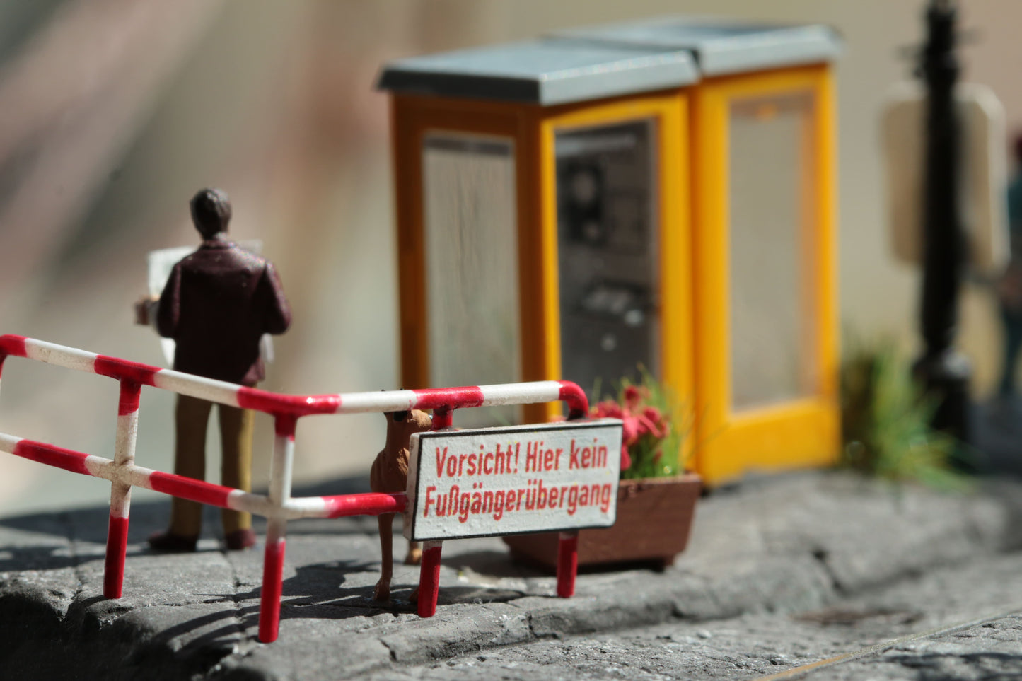 Fussgänger-Sperren H0 (1:87)
