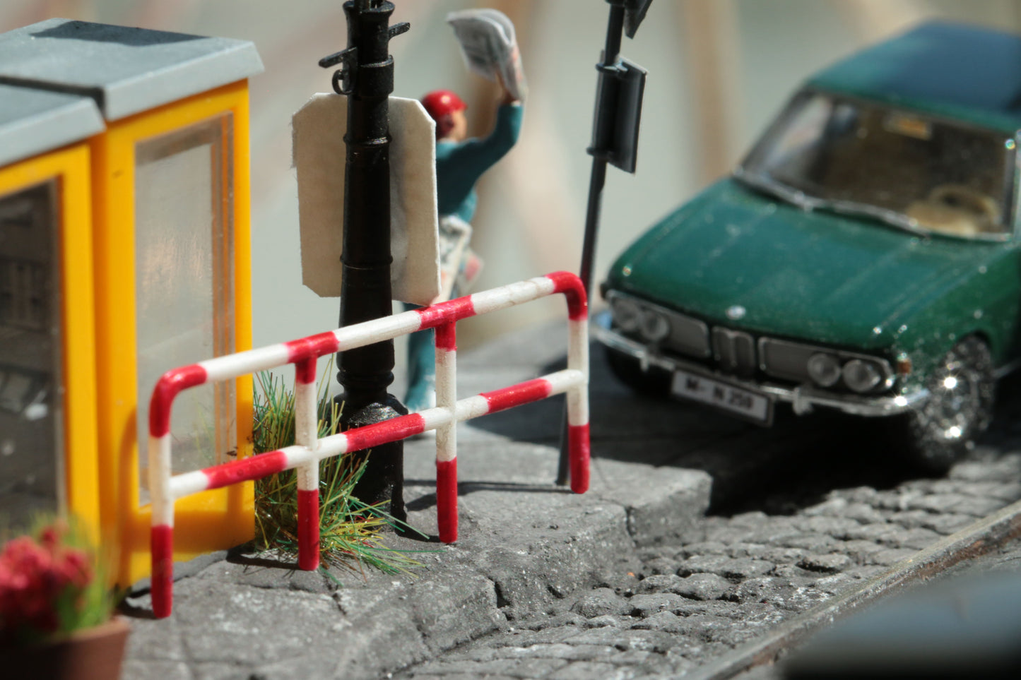 Fussgänger-Sperren H0 (1:87)