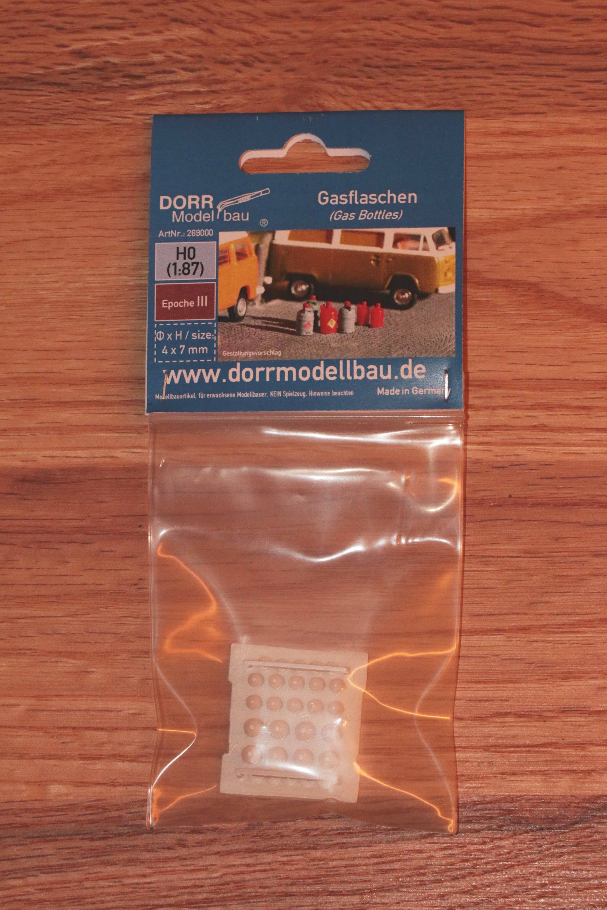 Dorr Modellbau Gasflaschen in der OVP