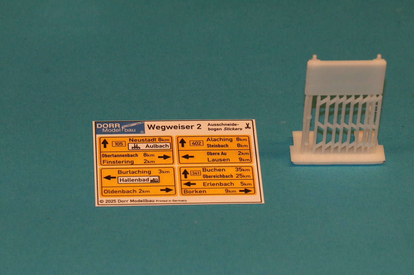 Wegweiser für Landstraßen H0 (1:87)
