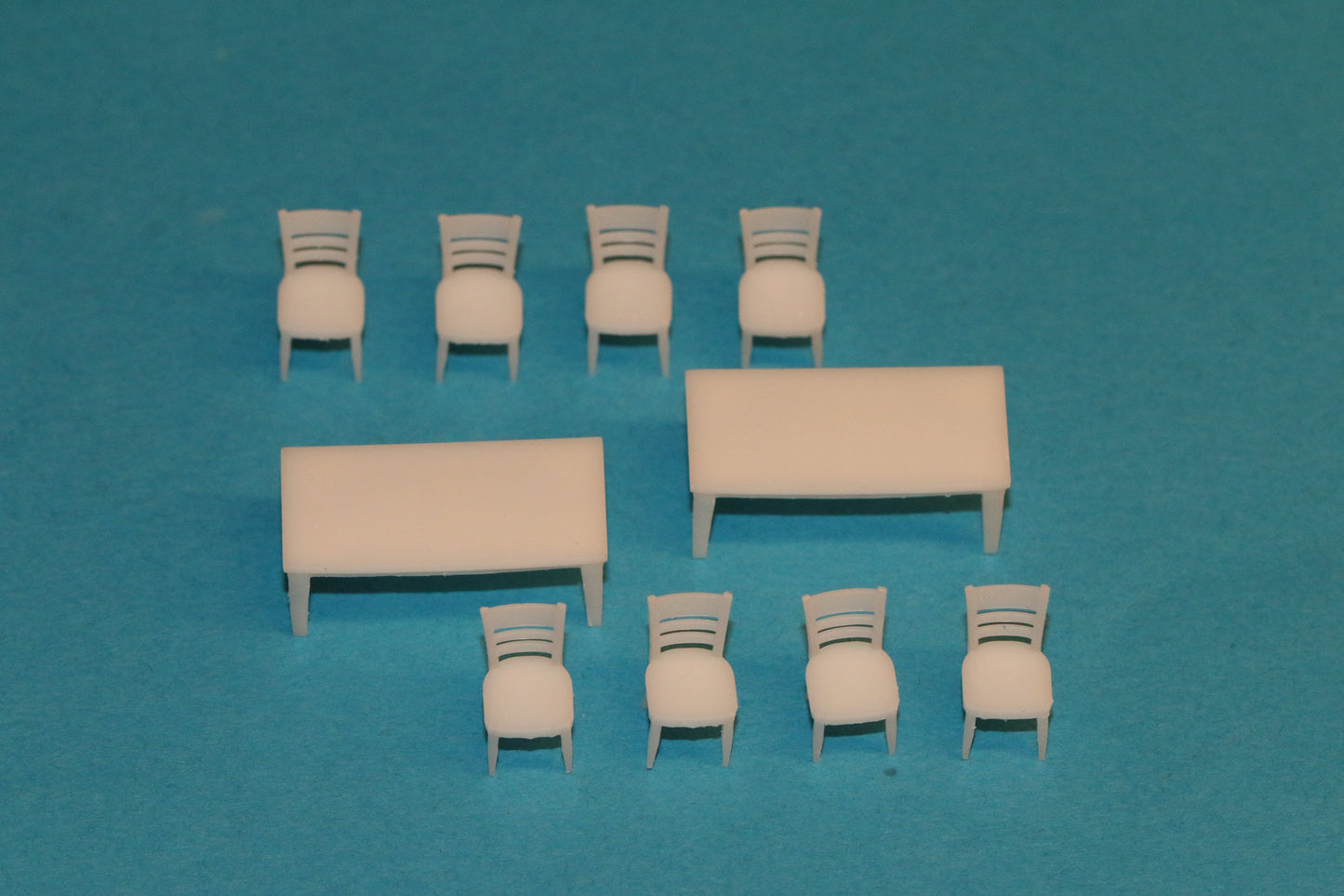 Tische und Stühle Set H0 (1:87)