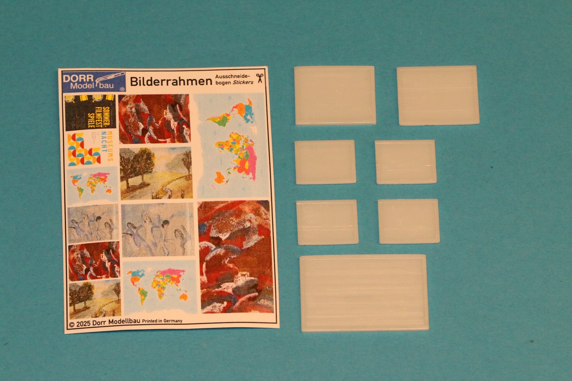 Dorr Modellbau Bilderrahmen Packungsinhalt