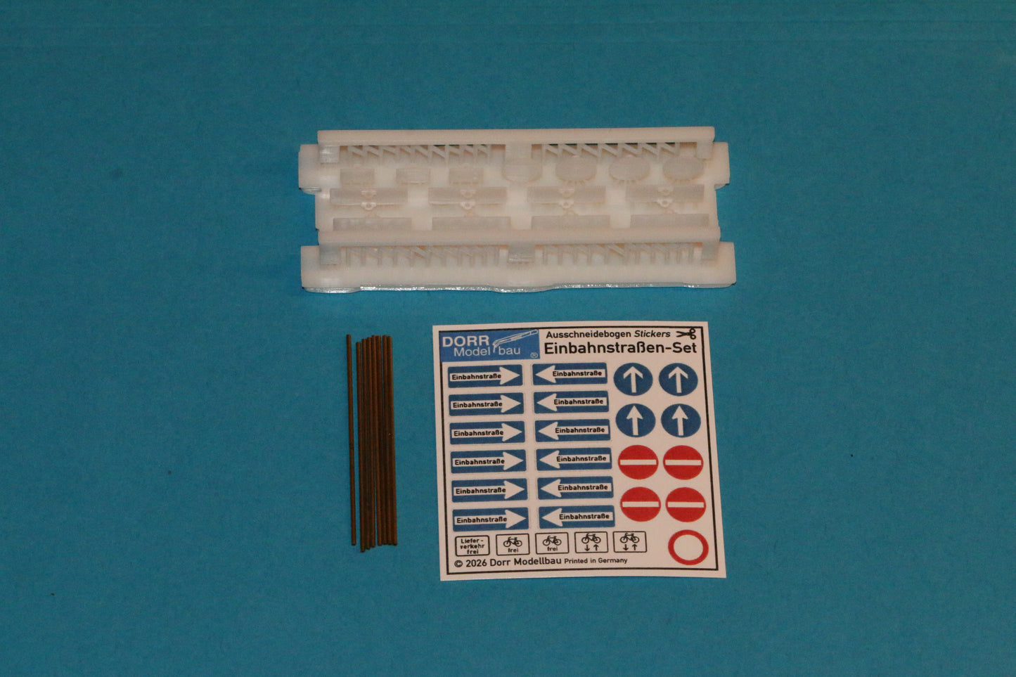 Verkehrszeichen - Einbahnstraßen - Set H0 (1:87)