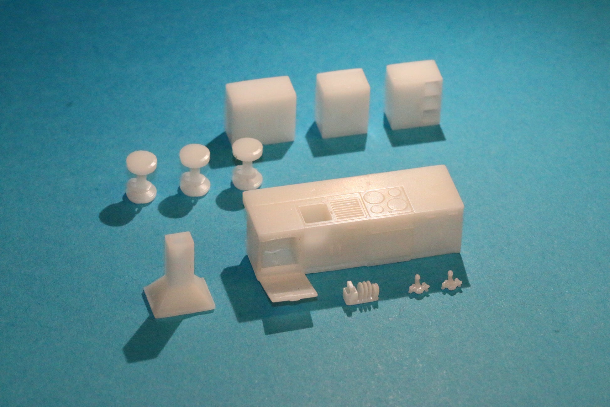 Lieferumfang Dorr Modellbau Küchen Set für Modellhäuser
