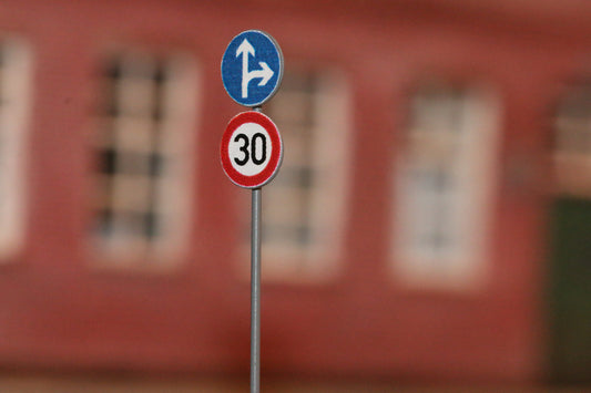 Verkehrszeichen - Rund - Epoche V H0 (1:87)