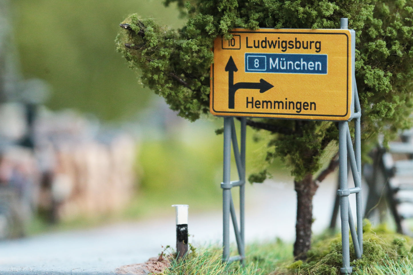 Wegweiser für Landstraßen H0 (1:87)