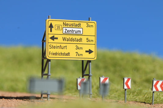 Wegweiser für Landstraßen H0 (1:87)