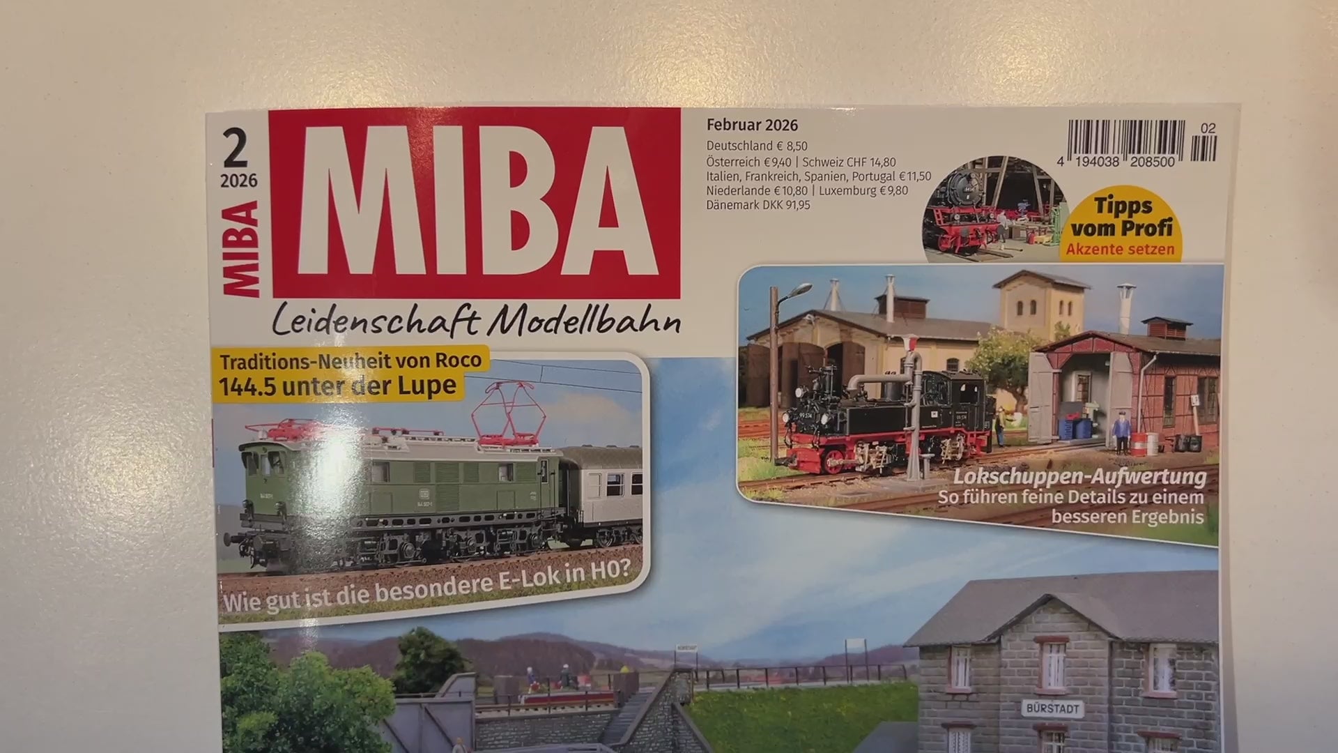 Video laden: in der Miba Ausgabe Feb. 2026 werden einige unserer Produkte vorgestellt.