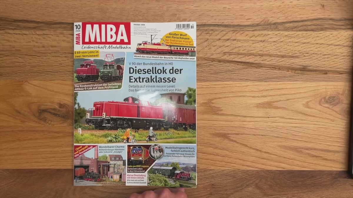 Video laden: In der Juni 2026 Ausgabe der Fachzeitschrift MIBA werden unsere neuen Produkte vorgestellt.