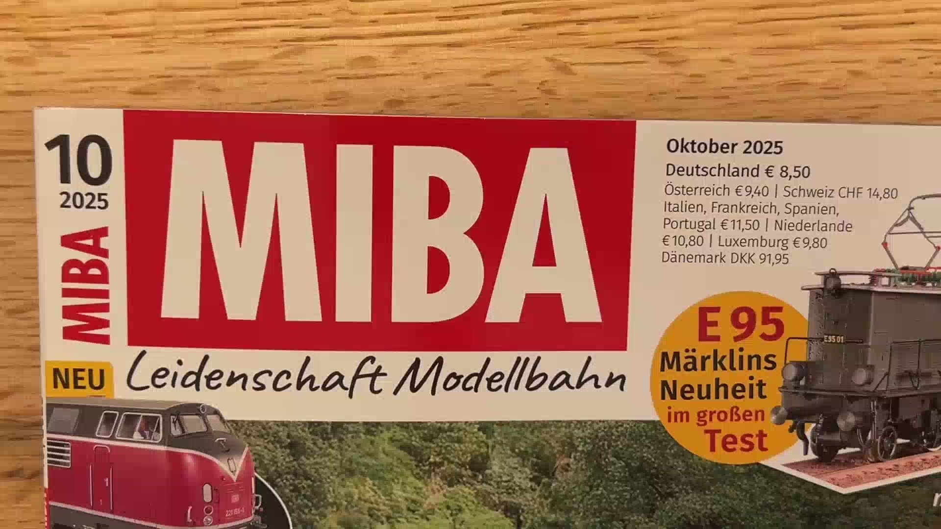 Video laden: in der Miba Ausgabe Oktober 2025 werden einige unserer Produkte vorgestellt.